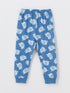 LC Waikiki Crew Neck Long Sleeve Printed Baby Boy Pajama Set 2-Piece